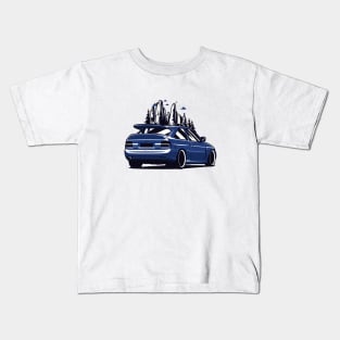 Blue Escort RS Mountains Kids T-Shirt